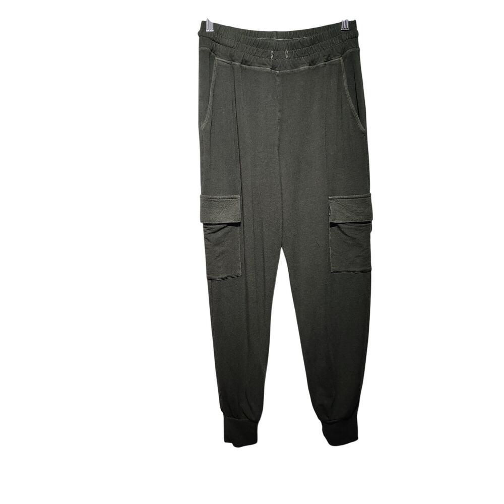 Sundry x Evereve Sz 2 (M) Everyday Jogger Dark Green Cargo Sweat Lounge Pants